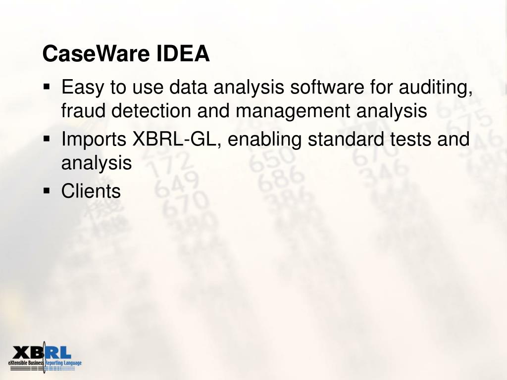 caseware idea audit software